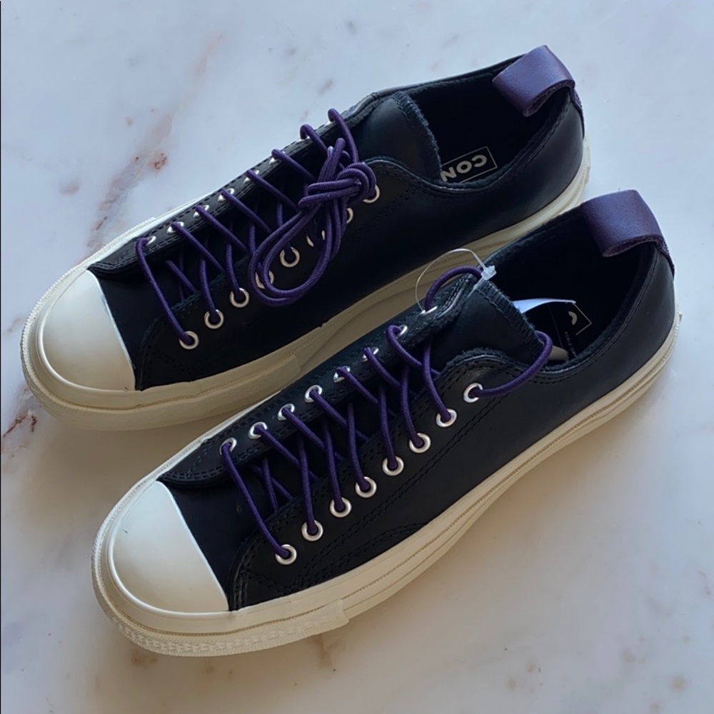 NWT converse chuck 70 ox black leather - Picture 8 of 9